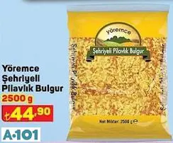 YÖREMCE ŞEHRİYELİ PİLAVLIK BULGUR